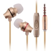 Resim Lınktech H20 Metal Earpods Kablolu Kulaklık - Altın 