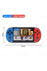 Resim Corsair Retro X7 Plus Vita Model 5.1 İnçTaşınabilir Oyun Konsolu Retro Taşınabilir oyun konsolu 