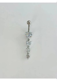 Resim Ieg - Kalp Detaylı Sallantılı Göbek Piercing Elk-bjtıeg Çok Renkli 66951772 