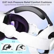 Resim Meta Oculus Quest 3 İçin Yükseltilmiş Kafa Bandı Quest 3s/3 Head Strap 