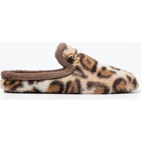 Resim Anaı146 Leopard Camel Terlik/ Panduf Ev Kadın Anaı146-mk Macarena Leopardo Camel Anaı146 Leopard Camel 