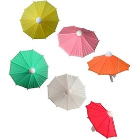 Resim 6 Adet Şemsiye Modeli Şarap Bardağı İşaretleyici Silikon İçecek Şarap Bira Bardağı 