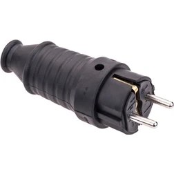 Resim Byes 1/16A 220V Kauçuk Düz Fiş 