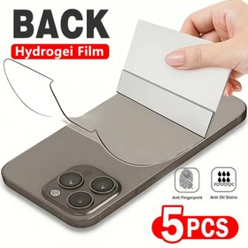 Resim 5 Adet Tam Arka Koruyucu Hidrojel Film iPhone 16 15 14 13 12 11 Pro 11 12 13 14 15 16 Pro Max 14 15 16Plus X/XS XS MAX XR 12 13 Mini için, Yumuşak Şeffaf HD/Çizilmez 