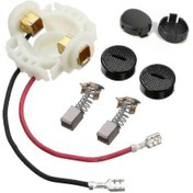 Resim Makita Bga450 Bga452 Dga452 Fırça Tutucu Kapakları Cb430 Karbon Fırçalar 