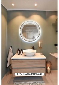 Resim Premium Görünüm Led'li Banyo Aynası / Lavabo Üstü & Antre / Beyaz/ 70 Cm Diğer 