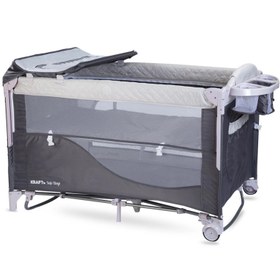 Resim Kraft Safe Sleep Anne Yanı Oyun Parkı 70x120 cm Gri 