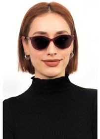 Resim Lunox LNX228 Lagertha Bordo Cateye Kadın Güneş Gözlüğü 