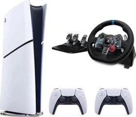Resim Playstation 5 Slim Dijital Edition+ 2. Dualsense + G29 Driving Force Yarış Direksiyonu + GT 7 Oyunu 