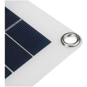 Resim Maoyaya Taşınabilir Güneş Paneli 18v 20w Çift Usb Şarj + Dc5521 Pil Kelepçe Arayüzü 