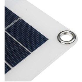 Resim Maoyaya Taşınabilir Güneş Paneli 18v 20w Çift Usb Şarj + Dc5521 Pil Kelepçe Arayüzü 