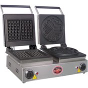 Resim Genel Markalar Çiftli Kare-papatya Waffle Makinesi 