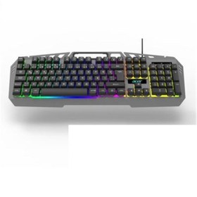 Resim ACER Okw213 Siyah Rgb Rainbow Backlit Gaming Keyboard Rainbow Kablolu Klavye Kablo Uzunluğu 1,5 Metr 