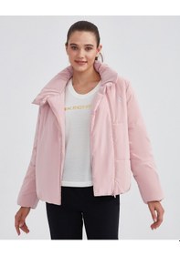Resim Skechers W Outerwear Padded Jacket Kadın Light Pink Mont S232044-590 Pembe 