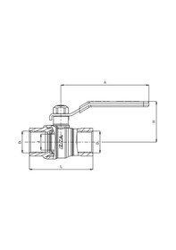 Resim 10 Adet Eca 1/2 İçme Suyu Küresel Valfi İç Vida X İç Vida Pn10 602122168 