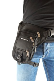 Resim İMAKS Çok Gözlü Su Geçirmez Silah Taşımalı Bel Bacak Omuz Motosiklet Kurye Çantası Bodybag A200 