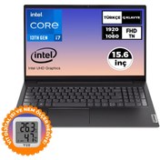 Resim Lenovo V15 Gen 4 i7-1355U 8GB 512GB SSD 15.6\ FHD W11P Laptop + VIT Termometre 83A100KXTR 029 