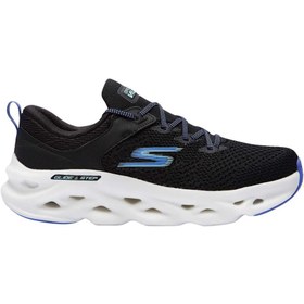 Resim Skechers Go Run Swirl Tech - Dash Charge Kadın Spor Ayakkabı 128793 BLK 