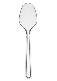 Resim Poppy Plastik Lüx Şeffaf Kaşık - 18 Cm. - 3.2 Gr. - 50 Adet - Paket Şeffaf 