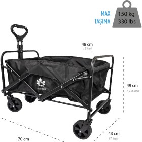 Resim Sevenmoose Seven Moose Katlanır Taşıma Arabası 