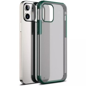 Resim Microsonic iPhone Uyumlu 12 Mini Kilif Frosted Frame Yesil 453530550 
