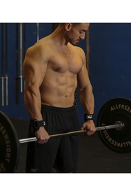 Resim MUSCLECLOTH Big Pro Lifting Straps Siyah 