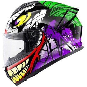 Resim Givi 50.x Joke Kapalı Kask Mor - Siyah 