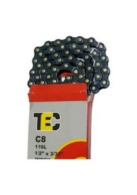 Resim Tec C8 Bisiklet Zinciri 24 Vites 8 Li Arka Dişlilere Uygun Siyah 