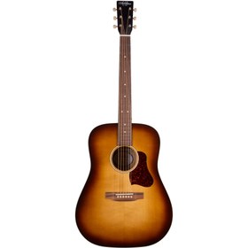 Resim Art & Lutherie Americana Light Burst GT EQ Elektro Akustik Gitar (Light Burst) 