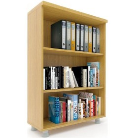 Resim Modüler Dünyası Kitaplık Dosya Dolabı Teak - 80X35X117 Teak 