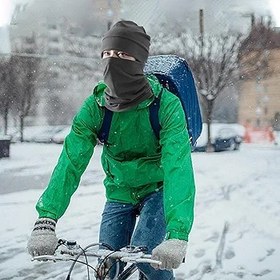 Resim Bisiklet Yüz Maskesi | Nefes Alabilir Rüzgar Geçirmez Boyun Isıtıcı Boyunluk | Rüzgar Geçirmez Yüz Örtüsü - Balıkçılık Yürüyüş Bisiklet Tırmanma Motosiklet İçin 