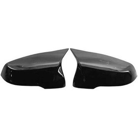 Resim Pazly Bmw Ve Toyota Supra İçin Abs Yan Ayna Kapakları - 2014-2020 Siyah Siyah 