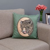 Resim Nuvomon Wild W2 Süet Kırlent - Yeşil - 43x43 cm 