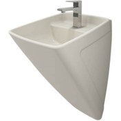 Resim Bocchi Firenze Asma Monoblok Lavabo 48 Cm Parlak Bisküvi 1082-014-0126 