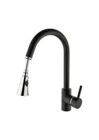 Resim Venita Efsun Çift Fonksiyonlu Spiralli Mutfak Bataryası Siyah 