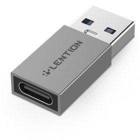 Resim LENTION Usb To Type C Çevirici Dönüştürücü Otg Adaptör Gri H3 