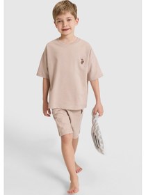 Resim U.s. Polo Assn. Erkek Çocuk Kum Pijama Takım 50327093-vr085 