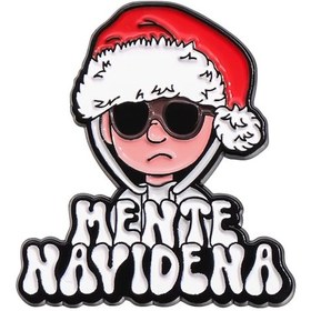 Resim Qıhe Jewelry Retro Meksika Emaye Rozet Pin - Beyzbol Şapkası Aksesuarı İmitasyon Rodyumlu 