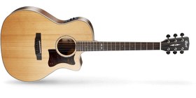 Resim Cort Ga5F-Bwns Elektro Akustik Gitar Naturel | Grand Audıtorıum Kasa Doğal Saten İspanyol 