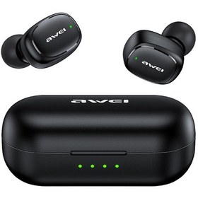 Resim Skycity Aweı T13 Pro Siyah Bluetooth 5.1 Spor Kulaklık, Ipx6 Su Geçirmez, 8mm Hoparlör, 9 Saat Konuşma Süresi 