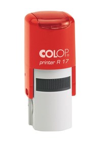 Resim Colop R17 Yuvarlak Kırmızı Kasa Siyah Keçe - 17 MM 