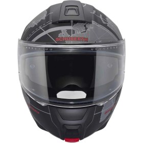Resim Schuberth Schubert C5 Globe Black Çene Açılır Motosiklet Kask 