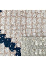 Resim Dijital Baskı Kaymaz Taban Yıkanabilir Kesme Yolluk Oda Salon Mutfak İskandinav Krem Halı Krem 