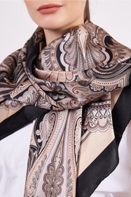 Resim Nomads Felt Saf Ipek Şal Fular | 140 Cm | Etro Desen 5 