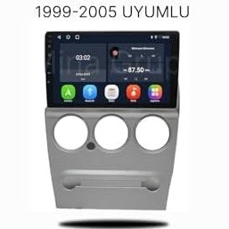 Resim Citroen Xsara (1999-2005) Uyumlu Android Multimedya Sistemi - 9 İnç HD Dokunmatik Ekran - Kablosuz CarPlay & Android Auto - GPS Navigasyon - Bluetooth - Direksiyon Kumandası Uyumu (6, GB) 
