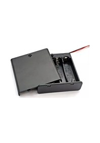 Resim Ic-233F 4 Lü Pil Kutusu Kapakli Swiçli (Aa) 