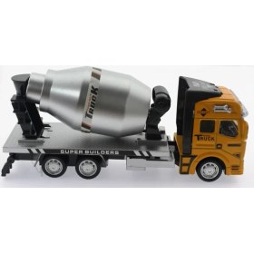 Resim Die Cast Çek Bırak Sarı Mikser 