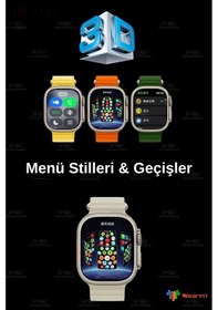 Resim Wearfitpro Hk10 Ultra 3 49mm Amoled Ekran Yapay Zeka Destekli Yeni Nesil Özelliklere Sahip Akıllı Saat 