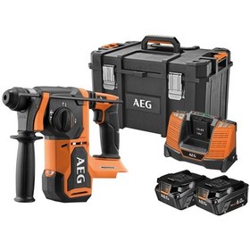 Resim Aeg BBH18BL2-602MB 2x6.0AH Çift Akülü Kömürsüz Kırıcı Delici - 4935500110 