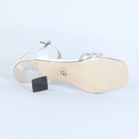 Resim Moda Ayakkabı 01128 Ayışığı 7cm Topuklu Kadın Sandalet 001 